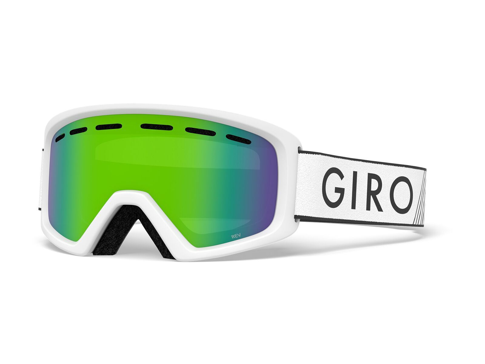 Giro Rev, white zoom/Lens: loden green - Bild 1