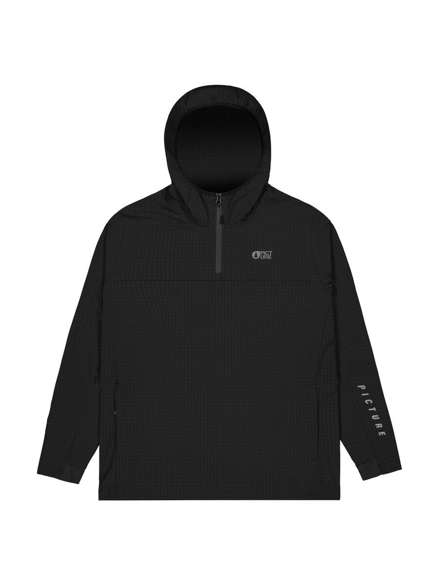 Picture Paraga 1/4 Zip Hoodie, black - Bild 2