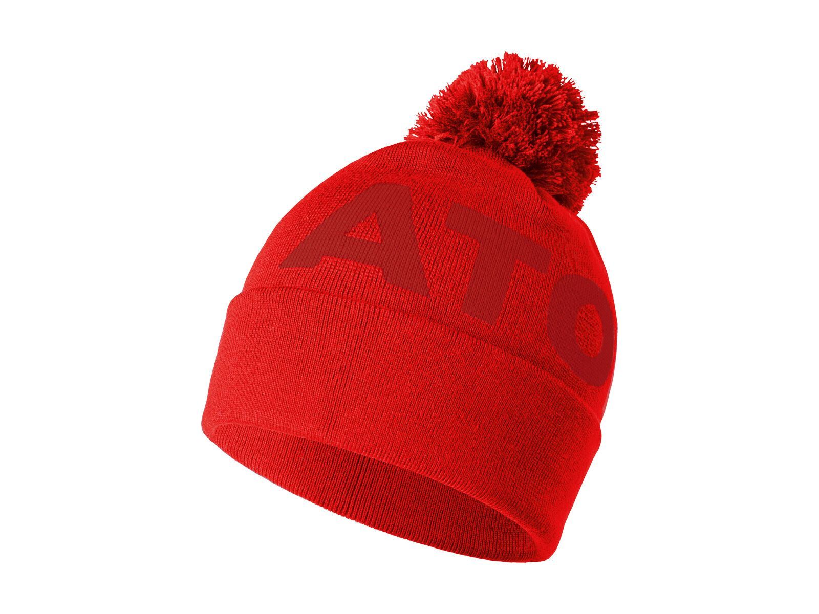 Atomic Alps Pom Beanie, bright red/dark red - Bild 1