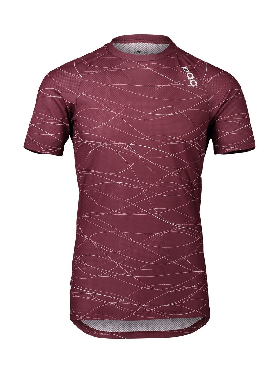 POC MTB Pure Tee, lines propylene red - Bild 1