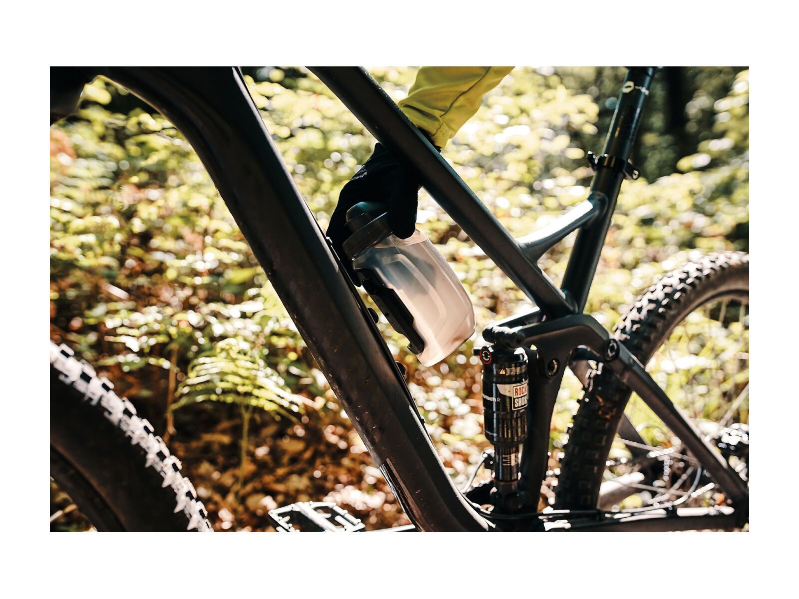 Fidlock Twist Bottle 450 + Bike Base, transparent black - Bild 4