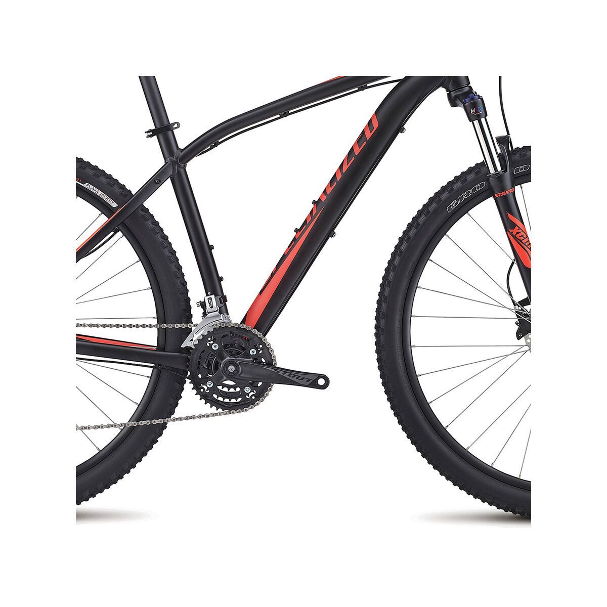 specialized rockhopper black and red