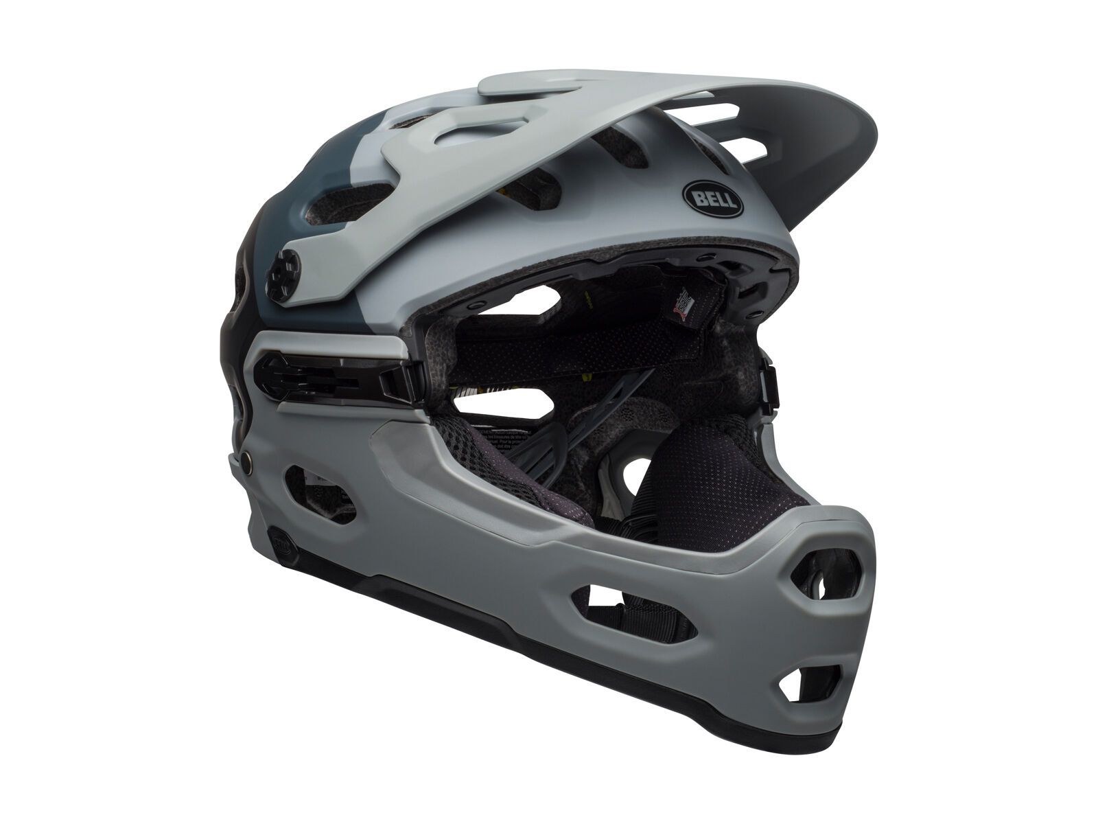 Bell Super 3R MIPS Downdraft, matte gray/gunmetal - Bild 4