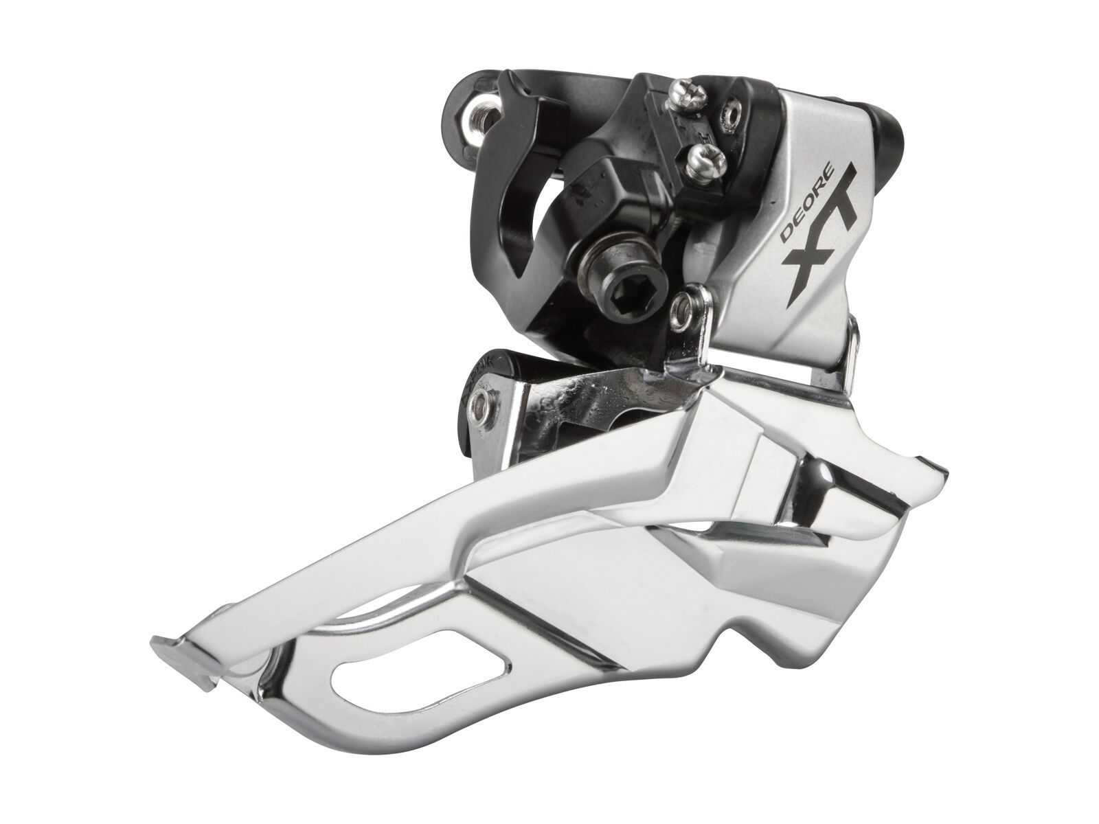 Shimano Umwerfer Deore XT FD-M781 3x10 Down Swing - Dual-Pull, silber - Bild 1