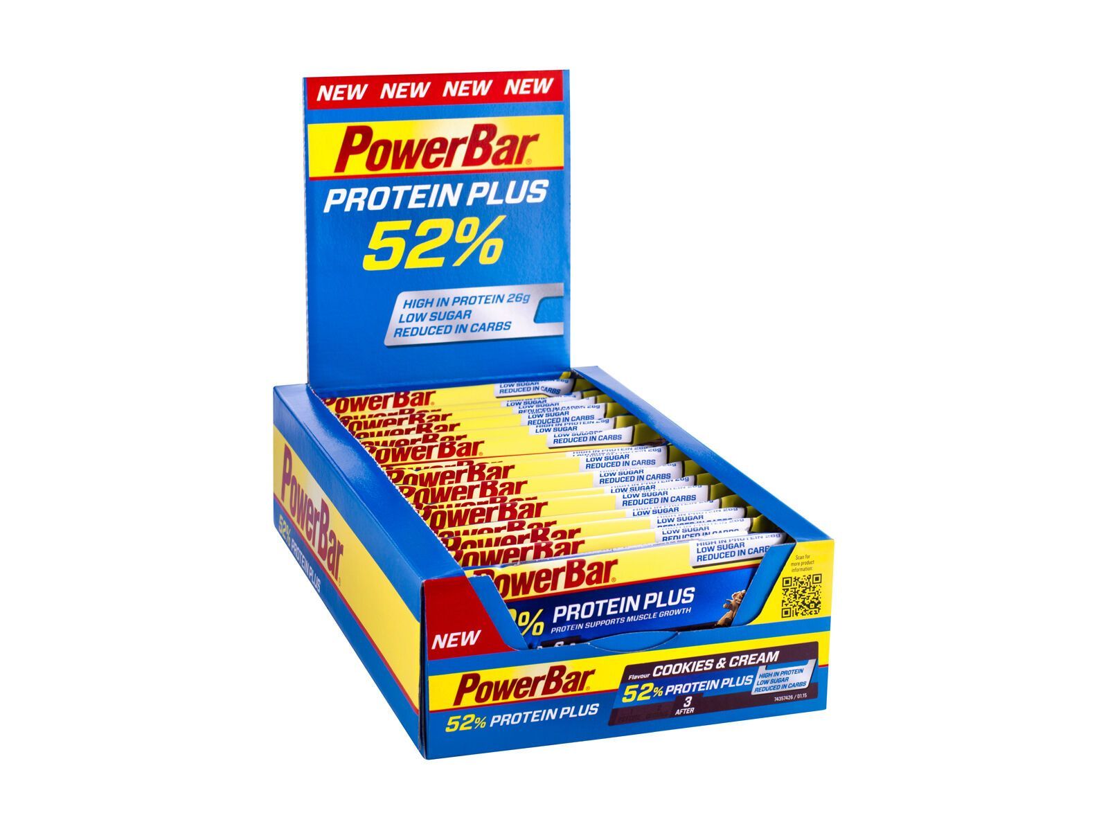 PowerBar Protein Plus 52% - Cookies & Cream (Box) - Bild 1