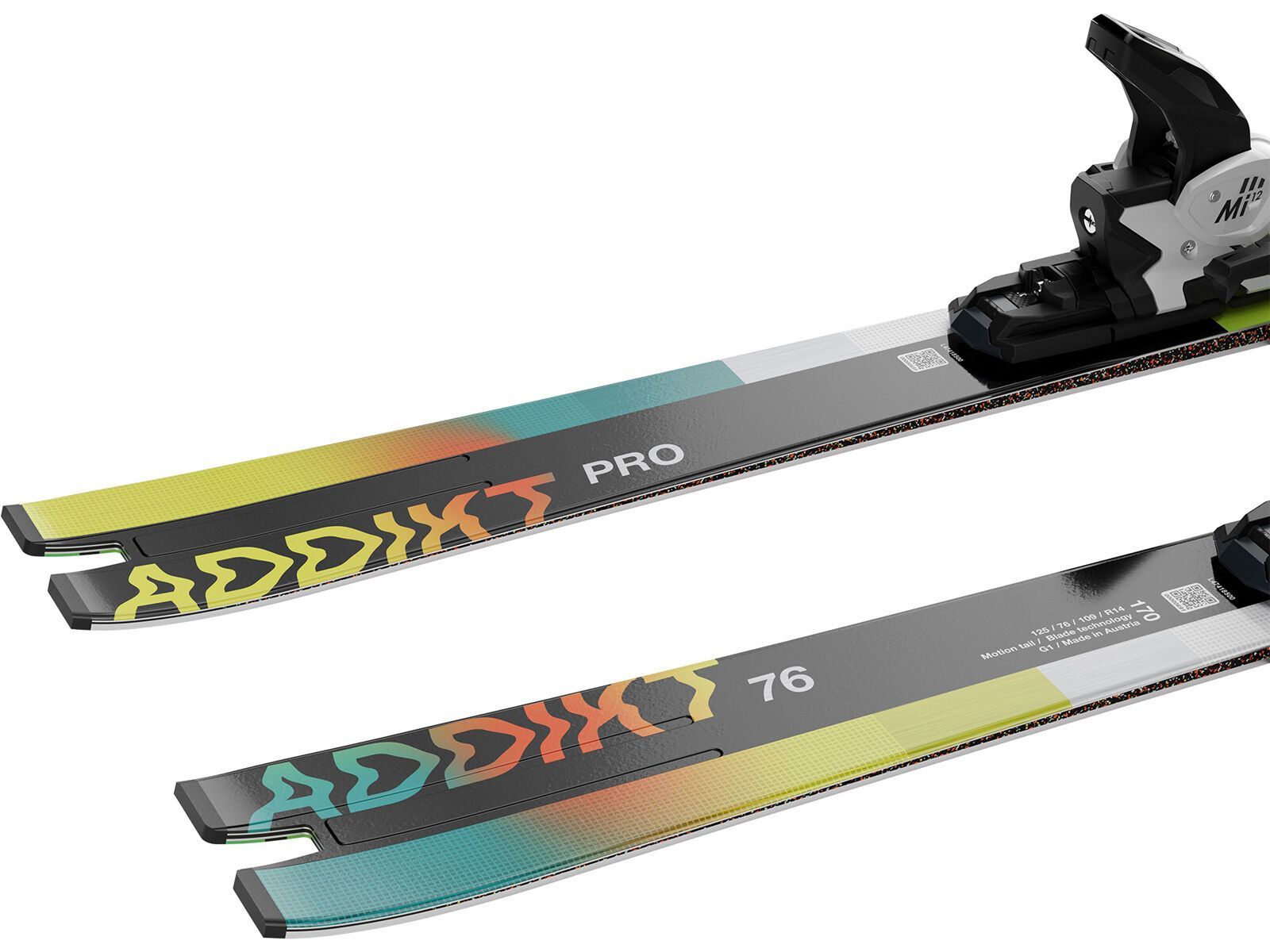 Salomon Addikt Pro 76 + MI12 GW, white/black/capri breeze - Bild 5