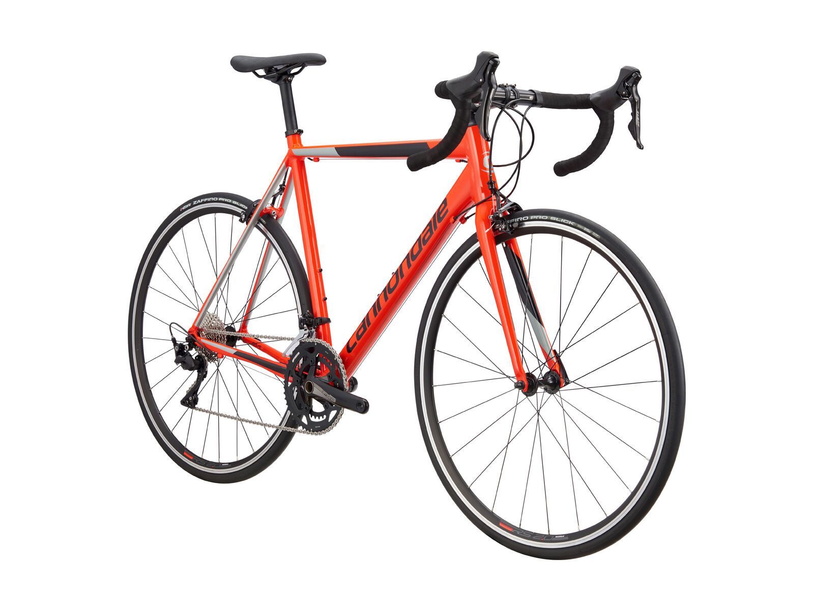 Cannondale CAAD Optimo 105, acid red w/ jet black and sage gray - gloss - Bild 2