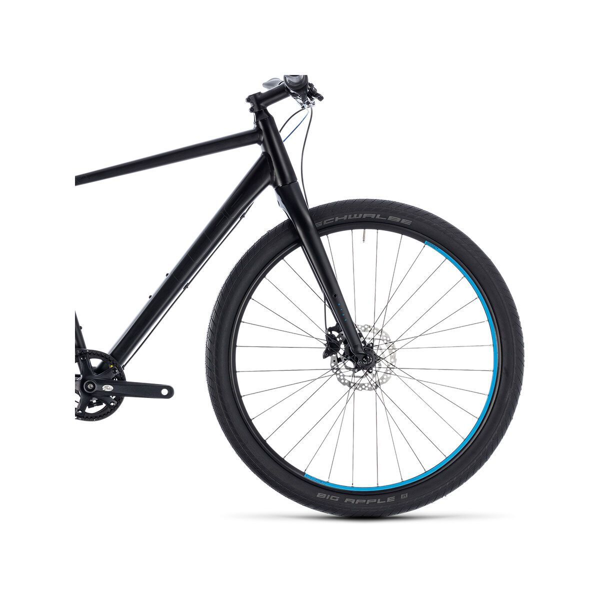 *** 2. Wahl *** Cube Hyde Pro 2018, black´n´blue - Urbanbike | Größe 54 cm - Bild 2