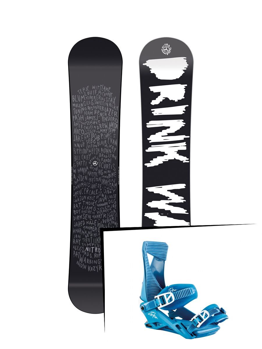 Set: Nitro Drink Water Hazzard 2019 + Nitro Zero blue bird - Bild 1