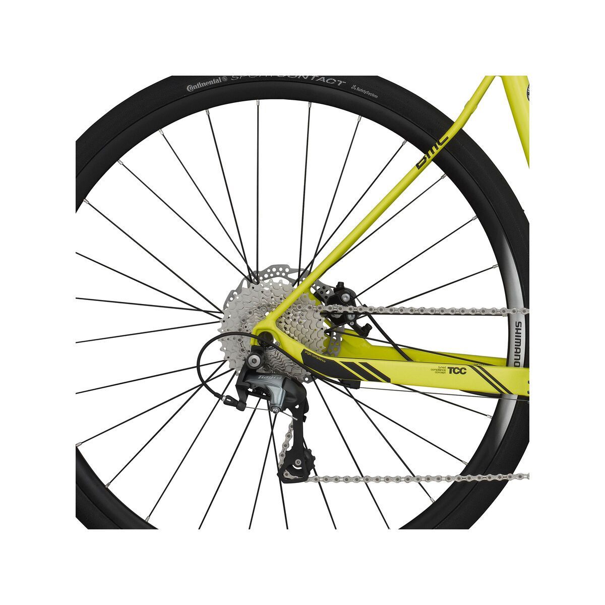 BMC Granfondo GF02 Disc Tiagra, yellow - Bild 4
