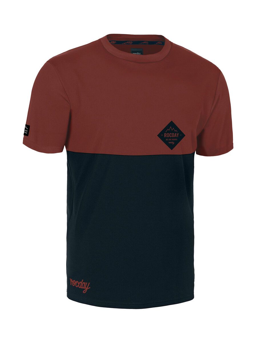 Rocday Double Short Sleeve Jersey, red/navy - Bild 1