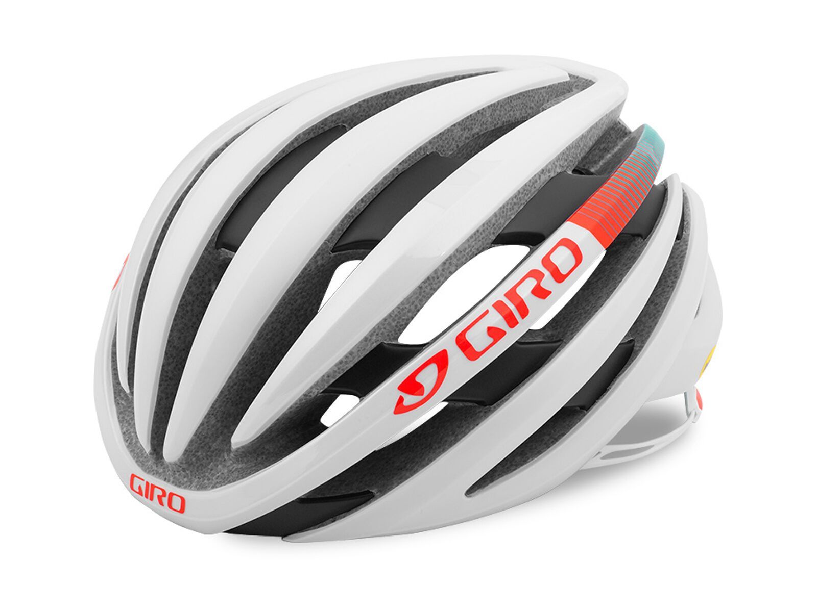Giro Ember MIPS, matte white/turquoise/vermillion - Bild 1