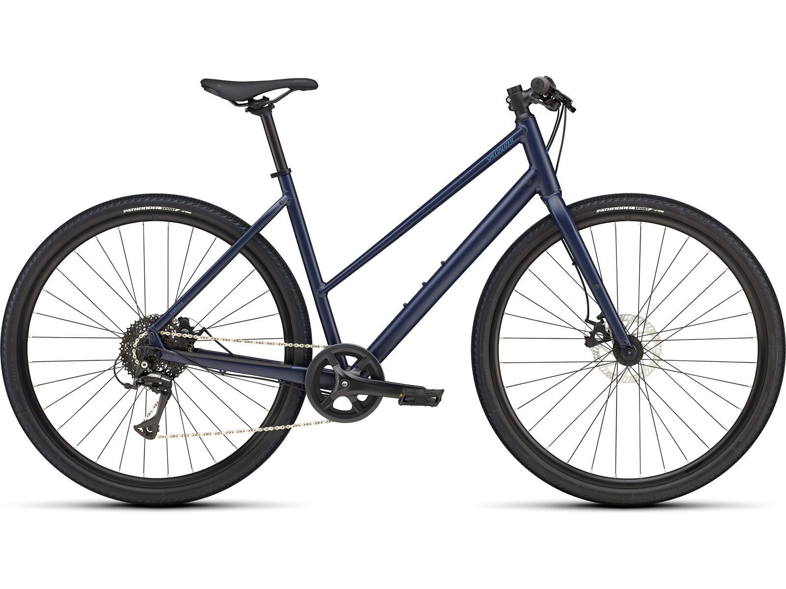 Specialized Sirrus X 1.0 Step-Through, satin deep marine/grey blue reflective - Bild 1