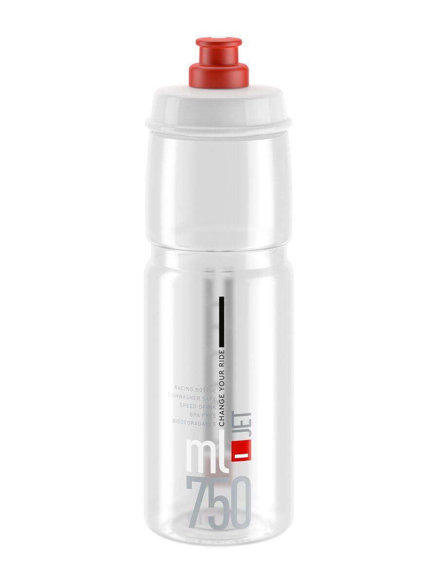 Elite Jet - 750 ml, clear/red logo - Bild 1
