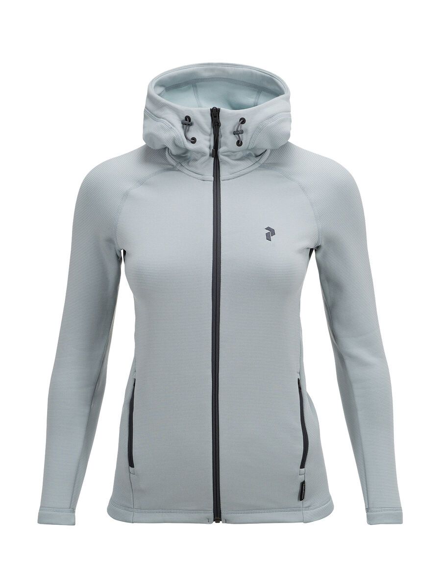 Peak Performance W Waitara Zip Hood, dustier blue - Bild 1