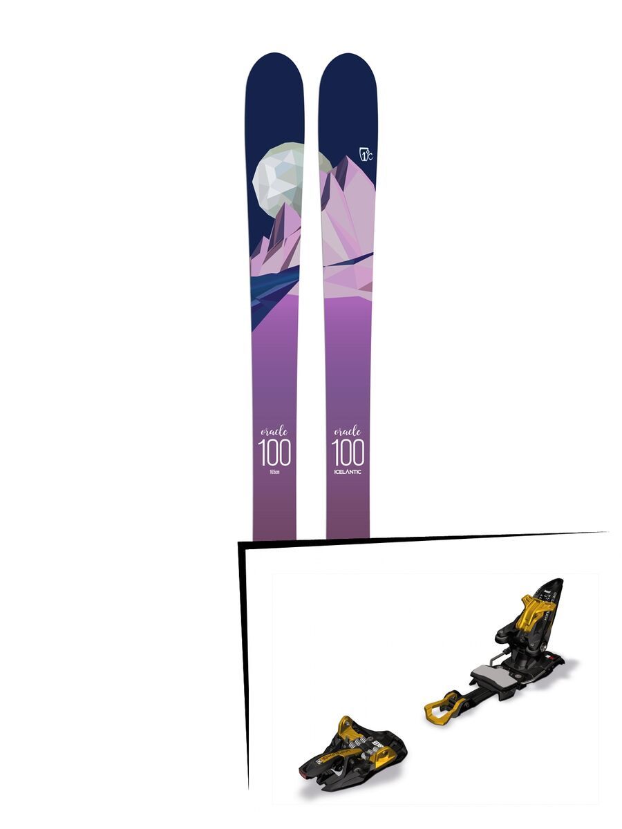 Set: Icelantic Oracle 100 2018 + Marker Kingpin 10 - Bild 1