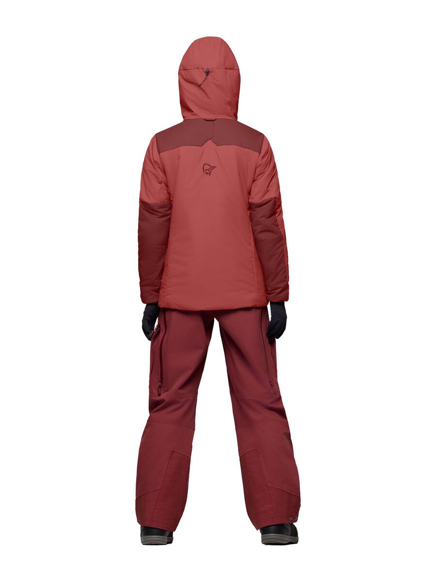 Norrona tamok thermo80 Zip Hood W's, cowhide/port - Bild 7