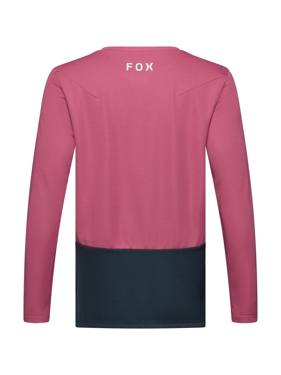 Fox Youth Defend Long Sleeve Jersey Fox Head, berry - Bild 2