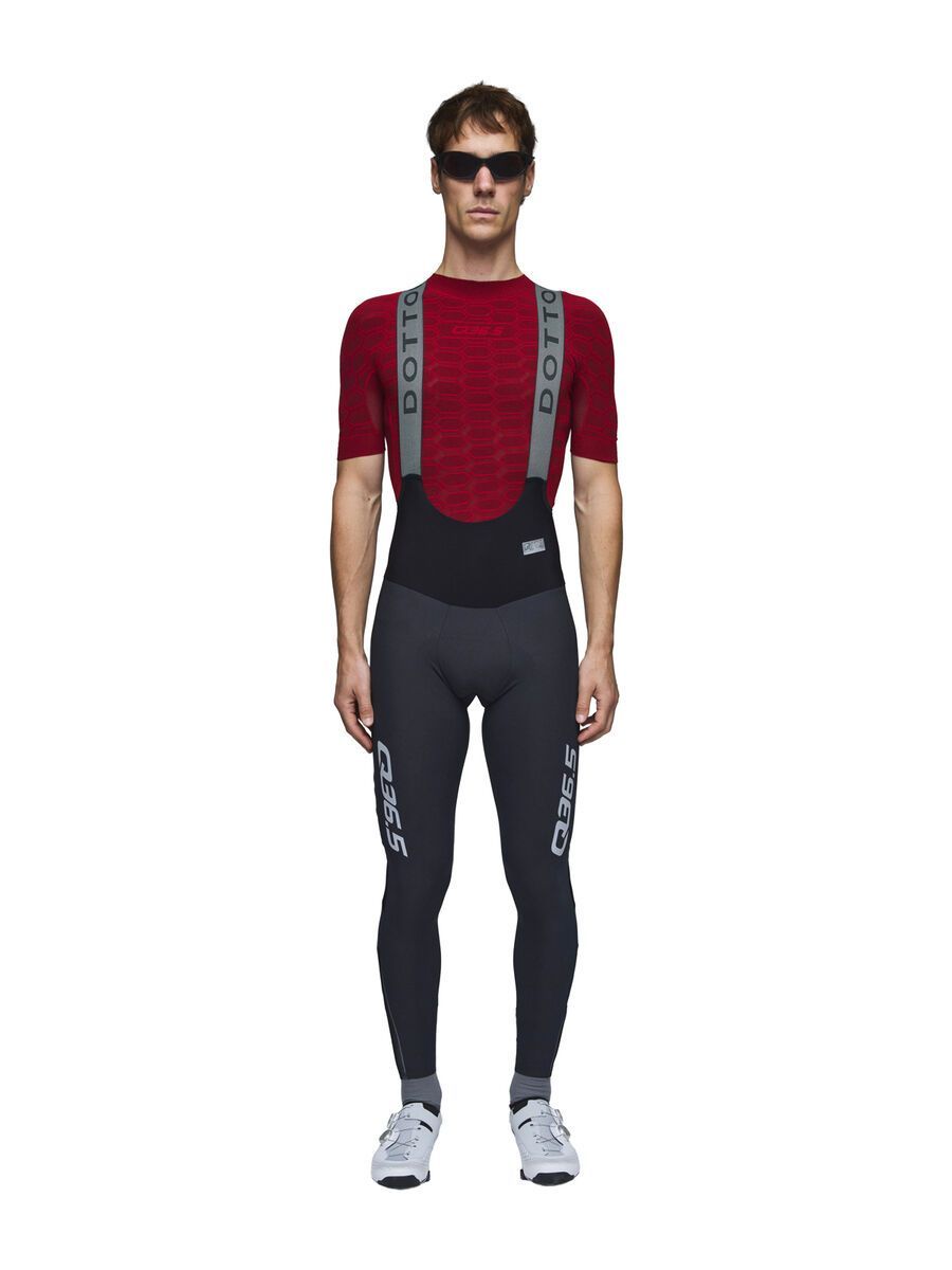 Q36.5 Dottore Hybrid Bib Tights, storm grey - Bild 2