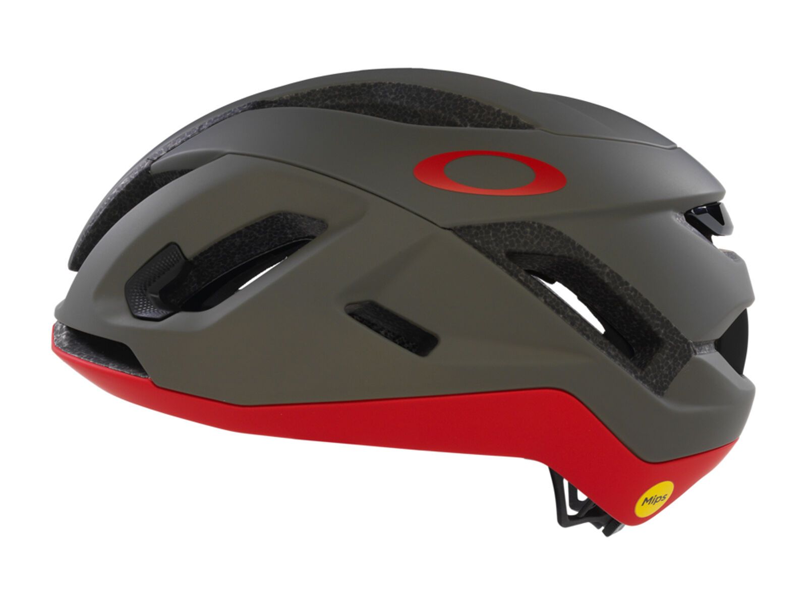 Oakley ARO5 Race MIPS, matte dark brush/redline - Bild 3