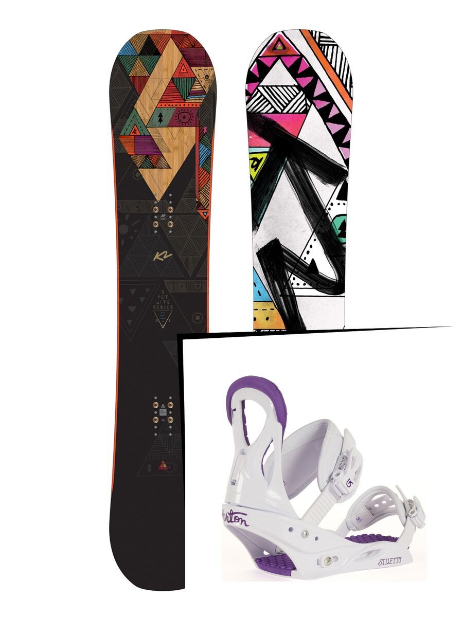 Set: K2 Spotlite 2017 + Burton Stiletto Disc (1712939S) - Bild 1