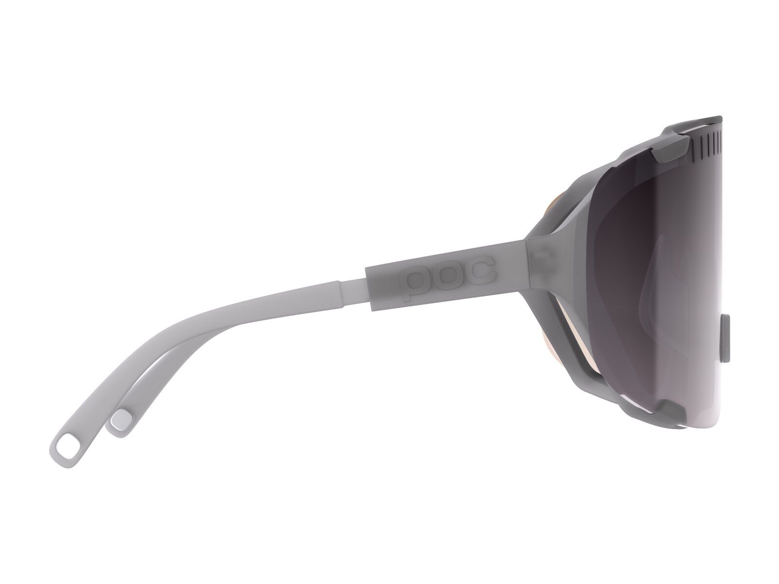 POC Devour Clarity Brown/Silver Mirror, moonstone grey - Bild 3