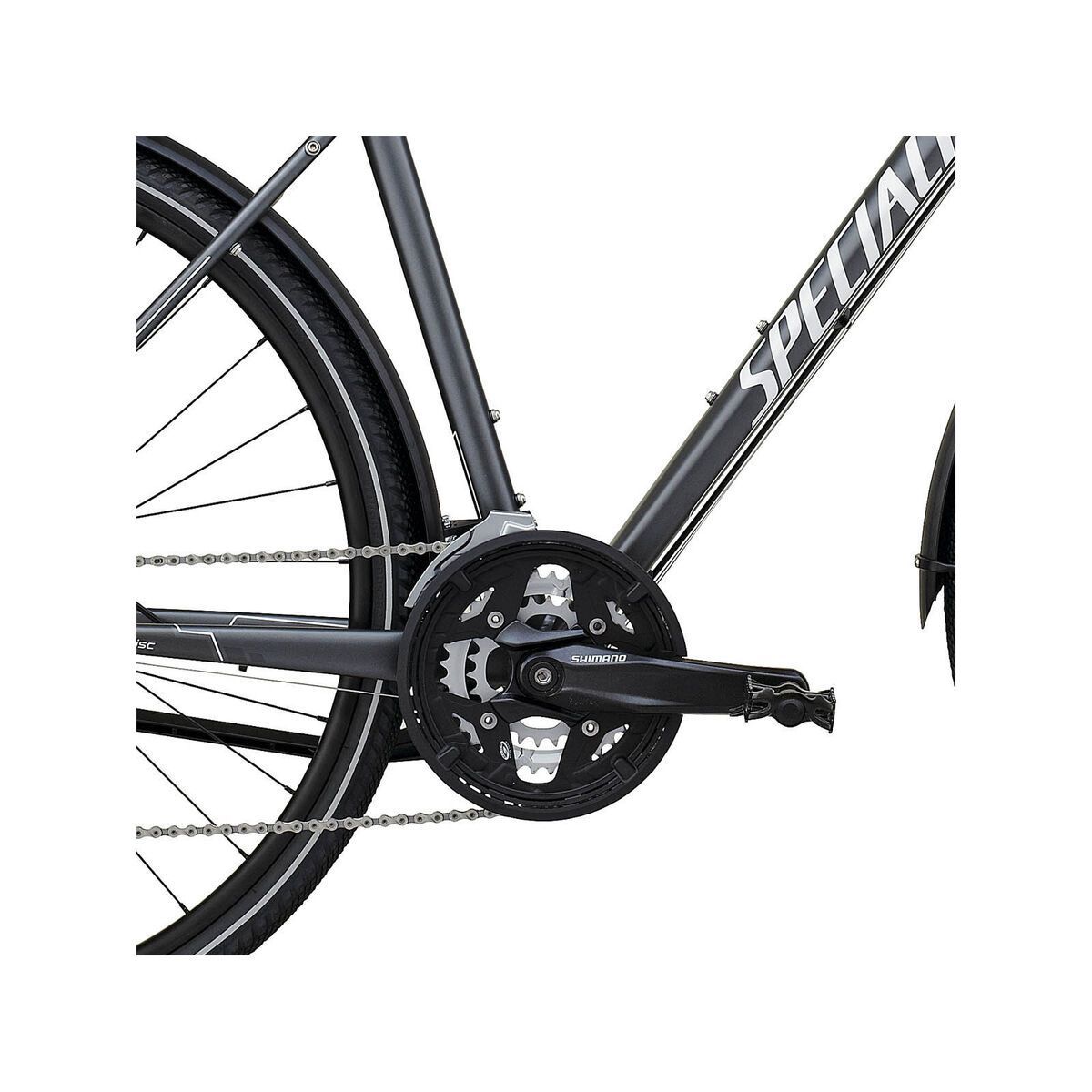 Specialized Crossover Elite Disc, Graphite/White/Charcoal | BIKER