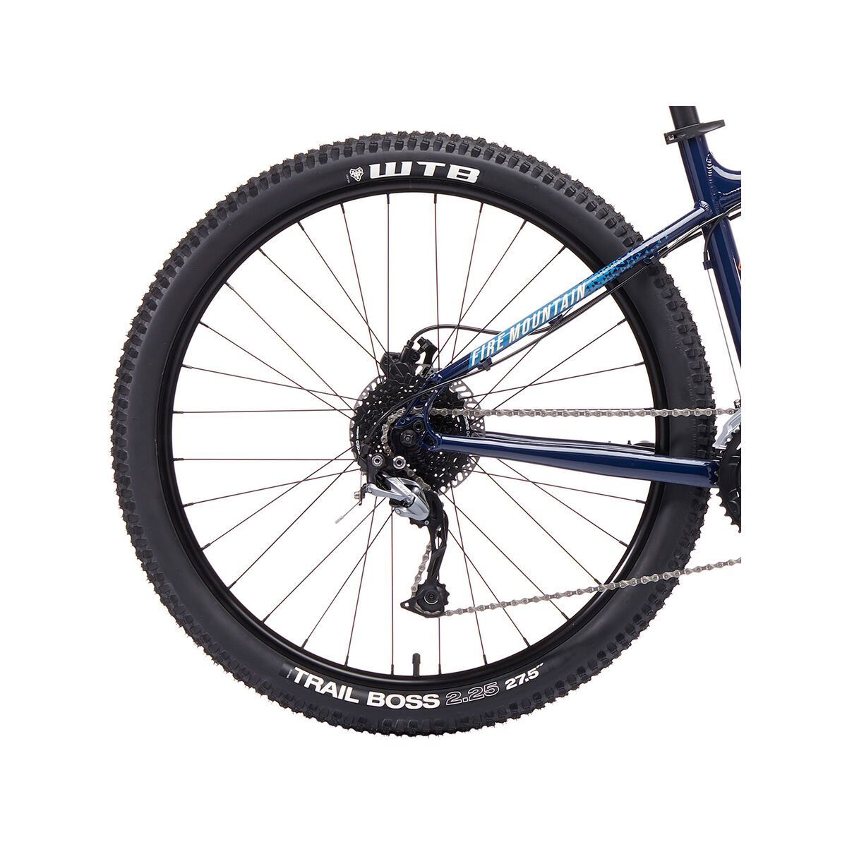 Kona Fire Mountain 27.5, gloss midnight blue w/ blue, warm red, & cream decals - Bild 5