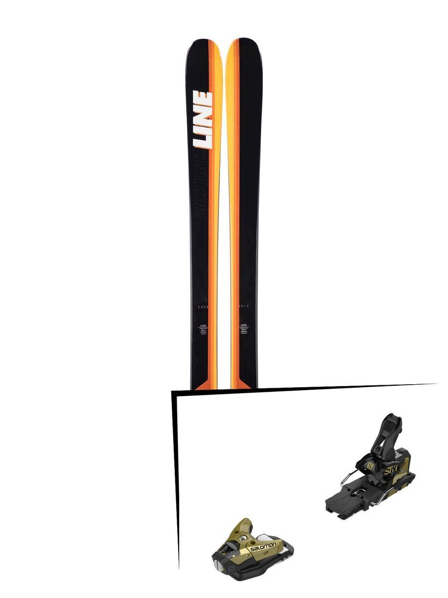 Set: Line Sick Day 94 2019 + Salomon STH2 WTR 16 gold/black - Bild 1