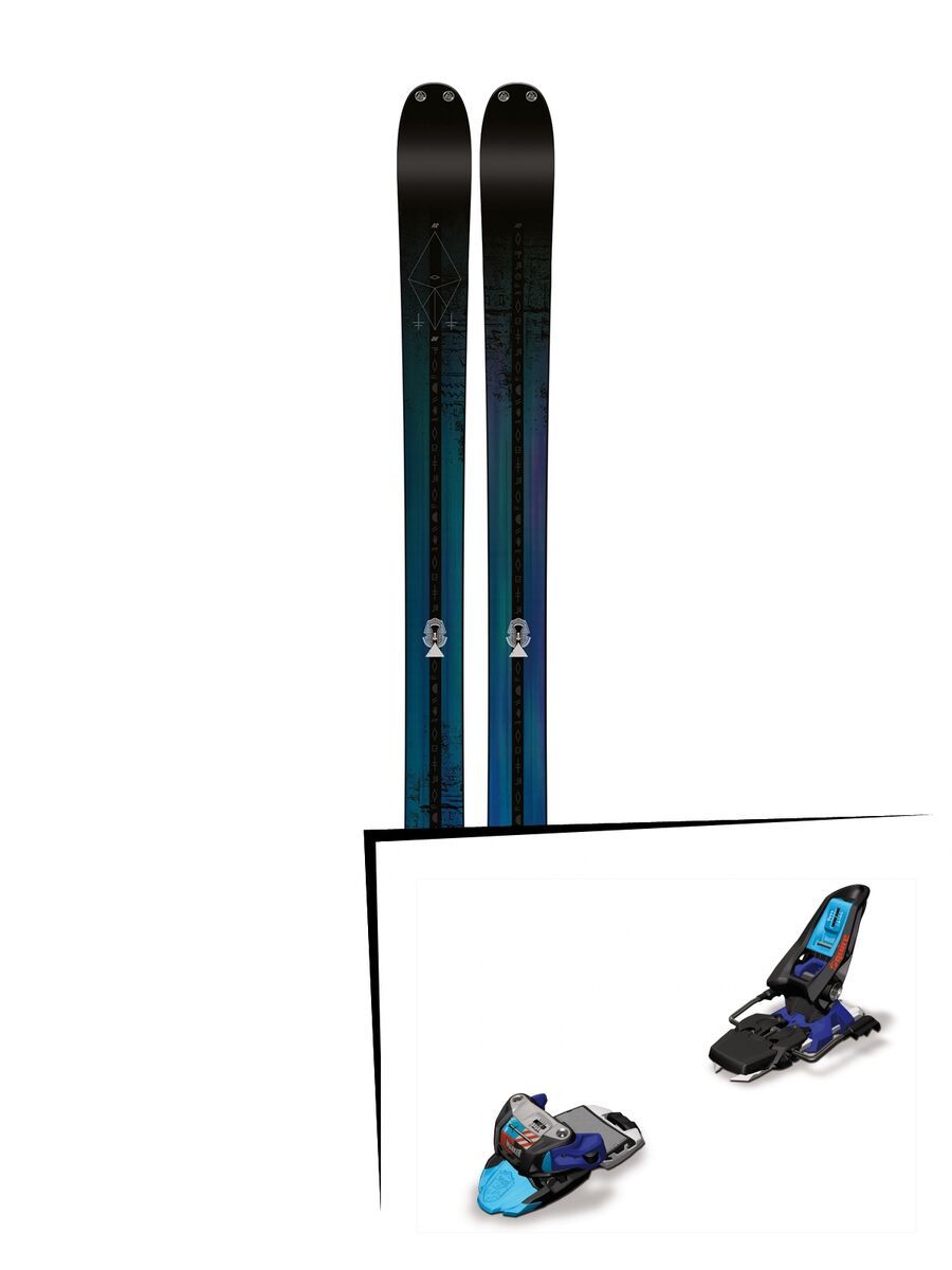 K2 SKI Set: Shreditor 92 2016 + Marker Squire 11 - Bild 1