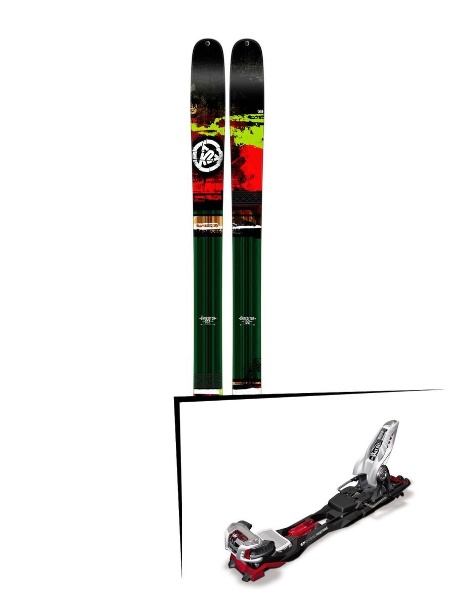 K2 SKI Set: Shreditor 102 2015 + Marker Baron EPF 13 - Bild 1