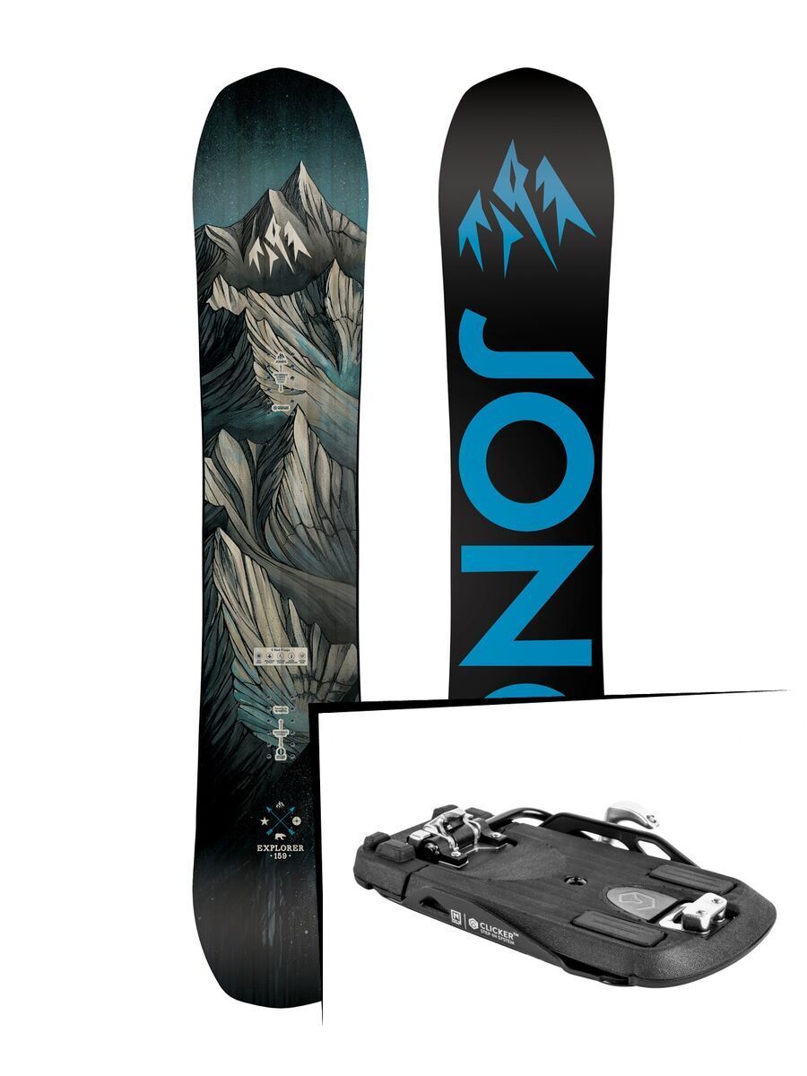 Set: Jones Explorer Wide 2019 + Nitro Clicker black - Bild 1