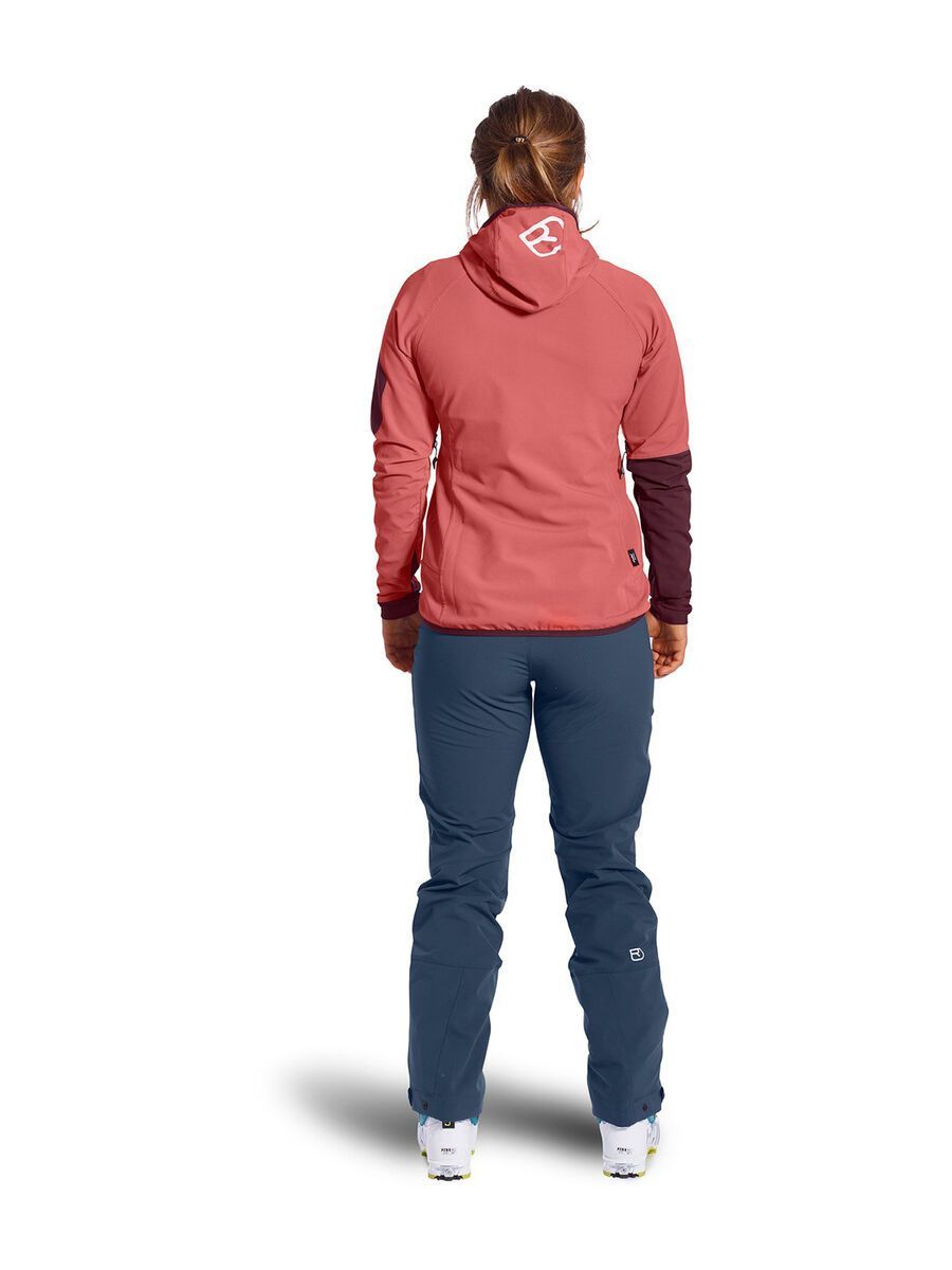 Ortovox Merino Naturtec Light Col Becchei Jacket W, blush - Bild 7