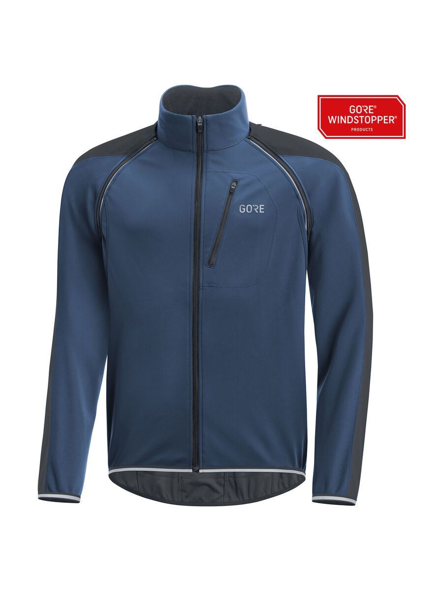GOREWEAR C3 Windstopper Phantom Zip-Off Jacke, deep water blue/black - Bild 2