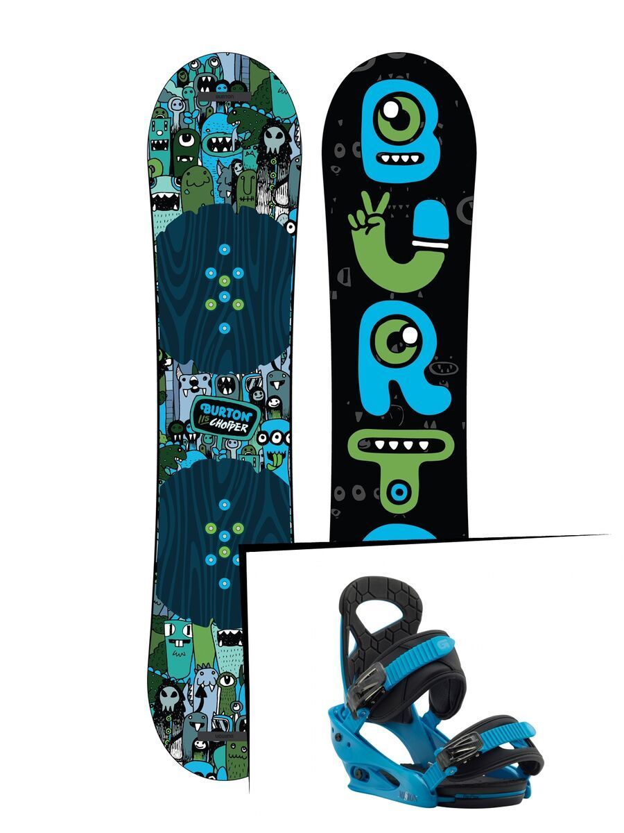 Set: Burton Chopper 2019 + Burton Mission Smalls blue boy - Bild 1