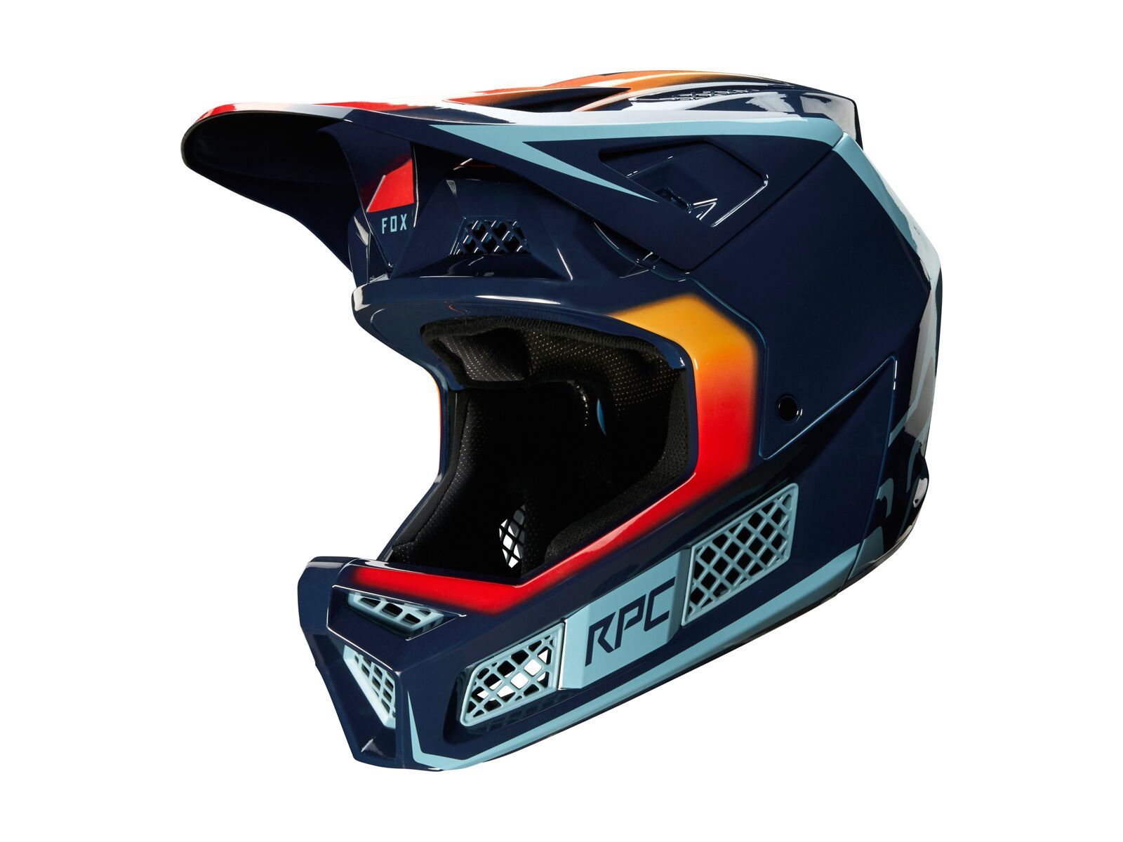 Fox Rampage Pro Carbon Helmet Daiz, navy - Bild 1