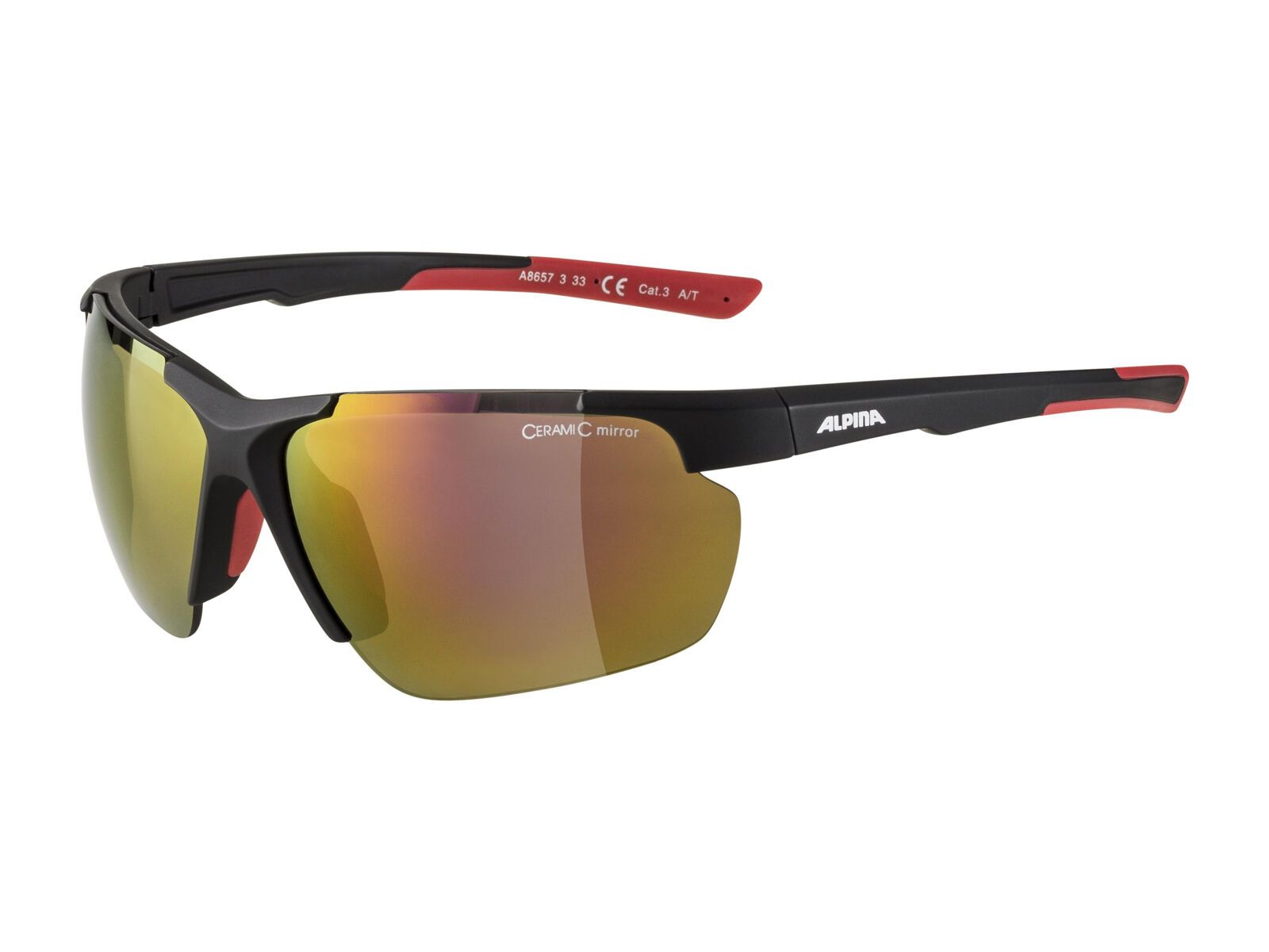 Alpina Defey HR Mirror Red, black matt - Bild 1