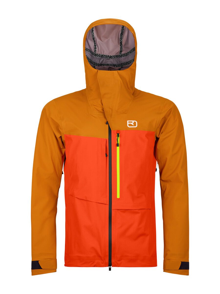 Ortovox 3L Ravine Shell Jacket M, hot orange - Bild 1