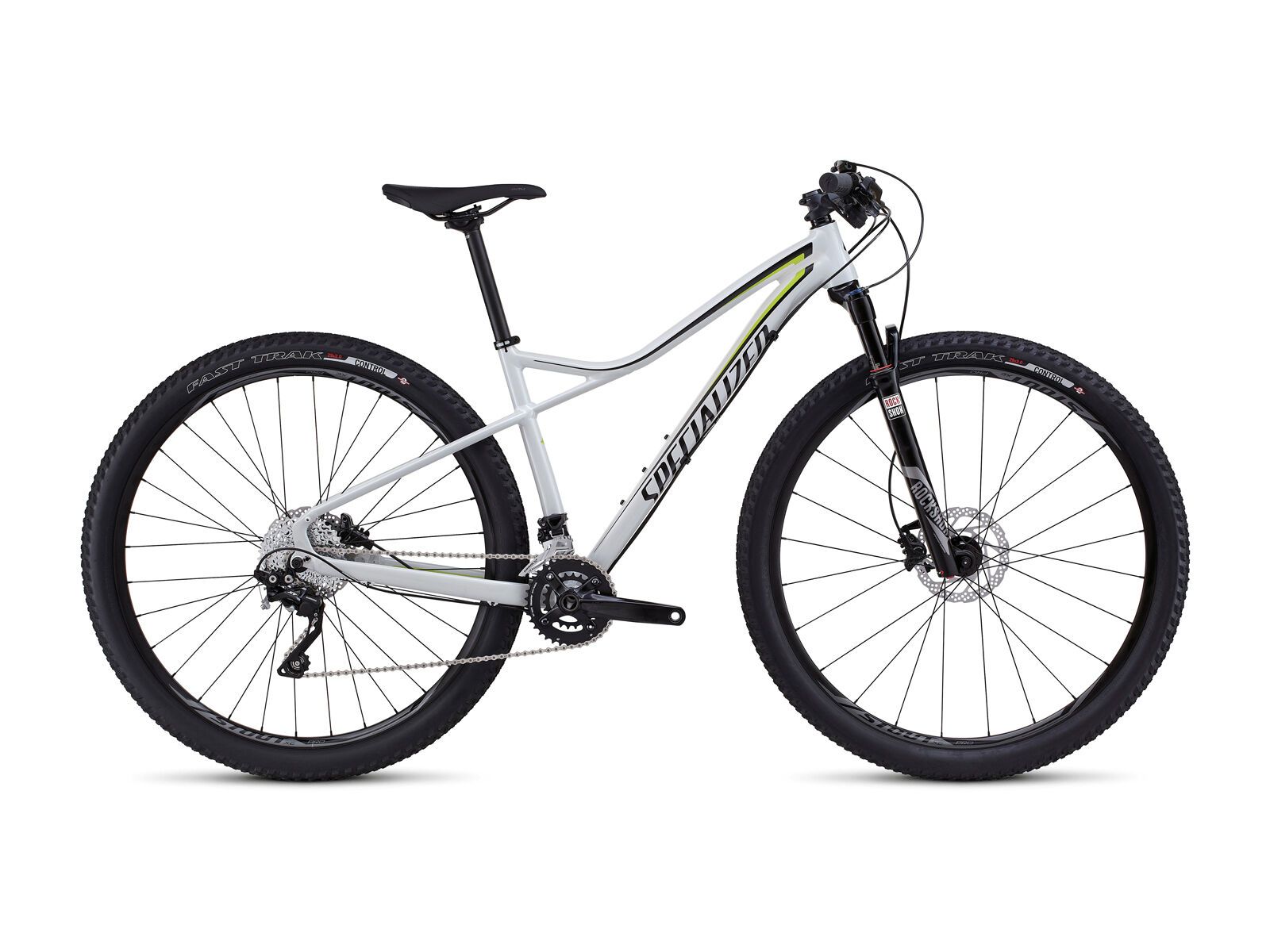 Specialized Fate Elite 29, gloss dirty white/pearl hyper green/metallic black - Bild 1