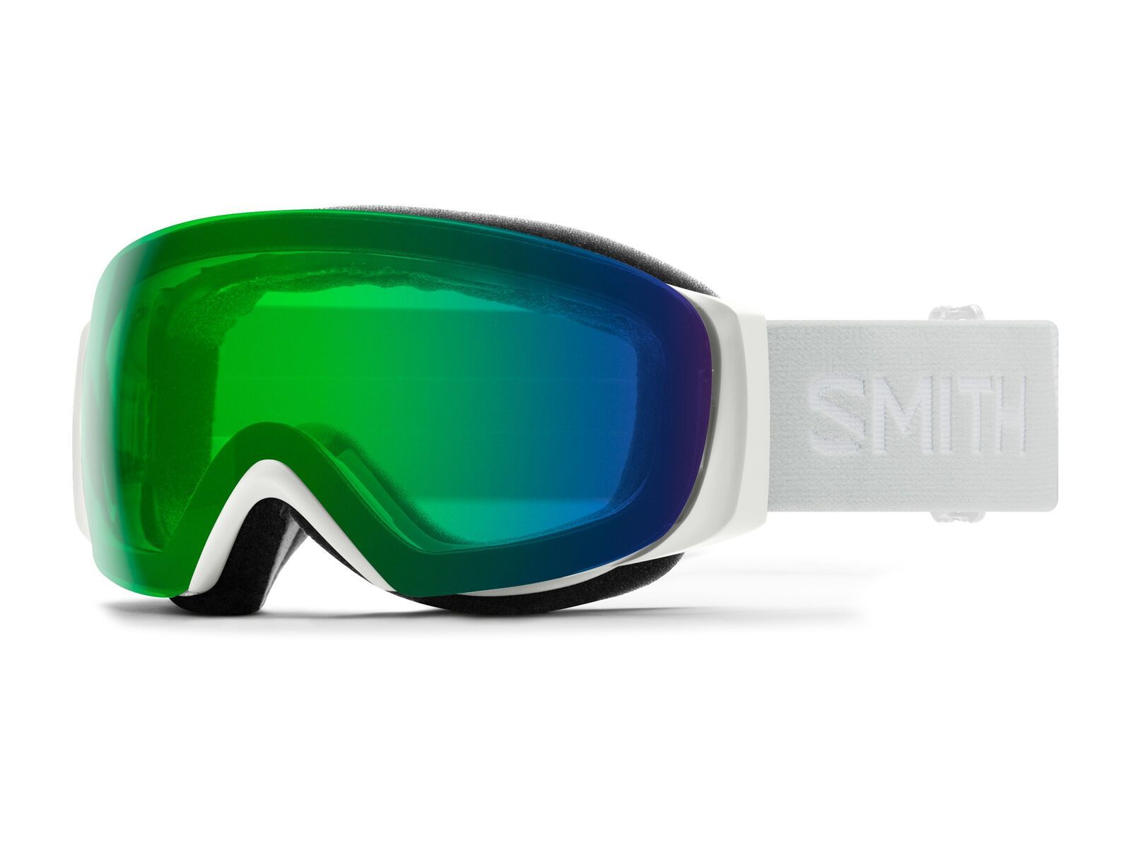 Smith I/O Mag S inkl. WS, white vapor/Lens: chromapop everyday green mirror - Bild 1