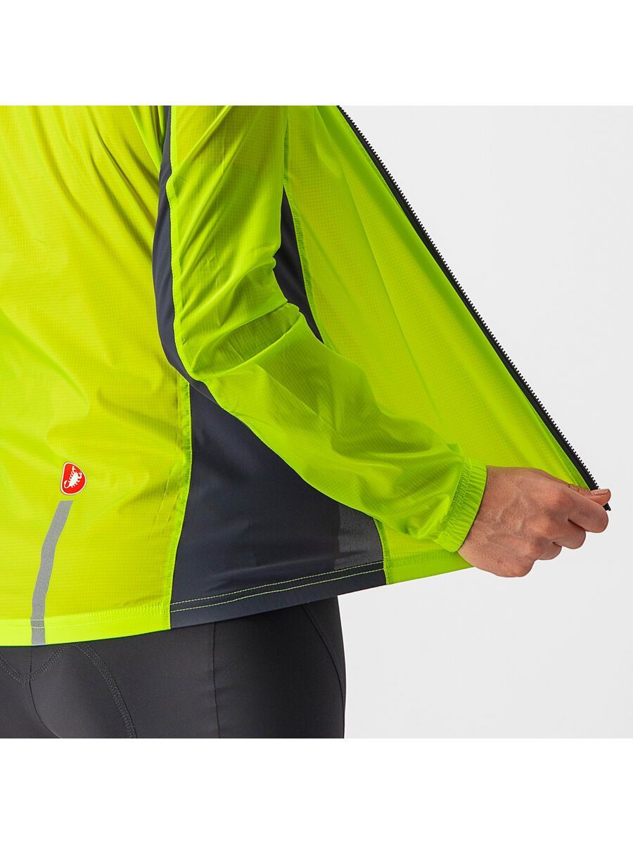 Castelli Squadra Stretch W Jacket, electric lime/dark gray - Bild 4