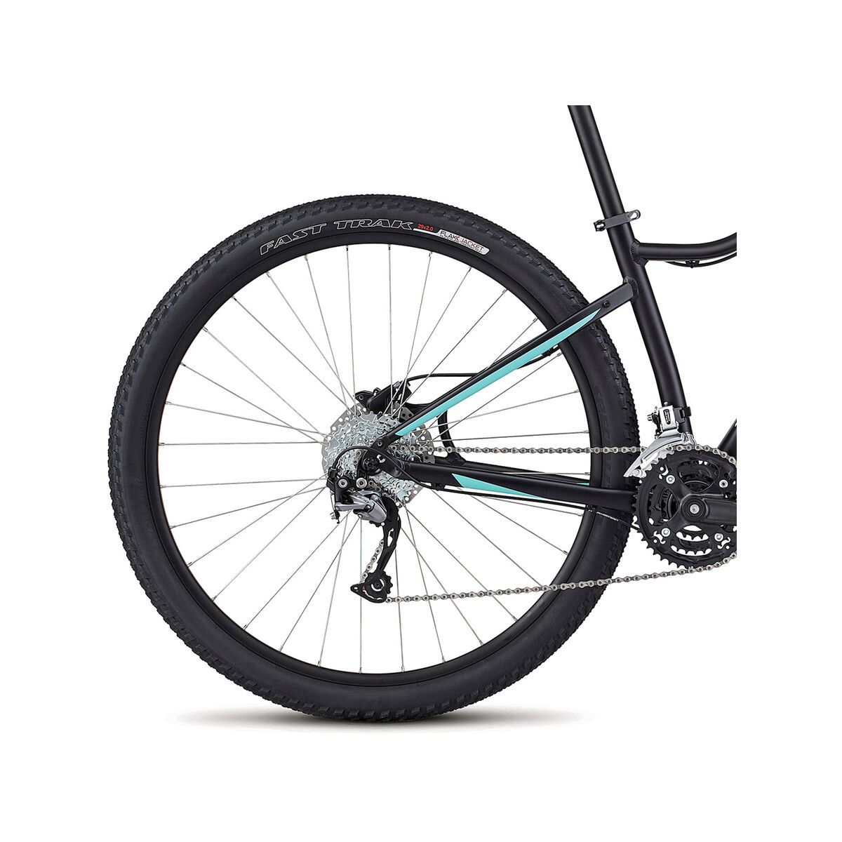 Specialized Jett Sport 29, satin tarmac black/light turquoise/metallic white silver - Bild 4