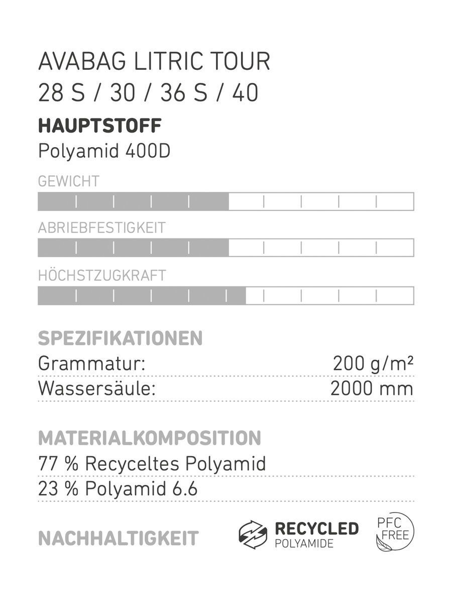 Ortovox Avabag LiTRIC Tour 30, dark linen - Bild 15
