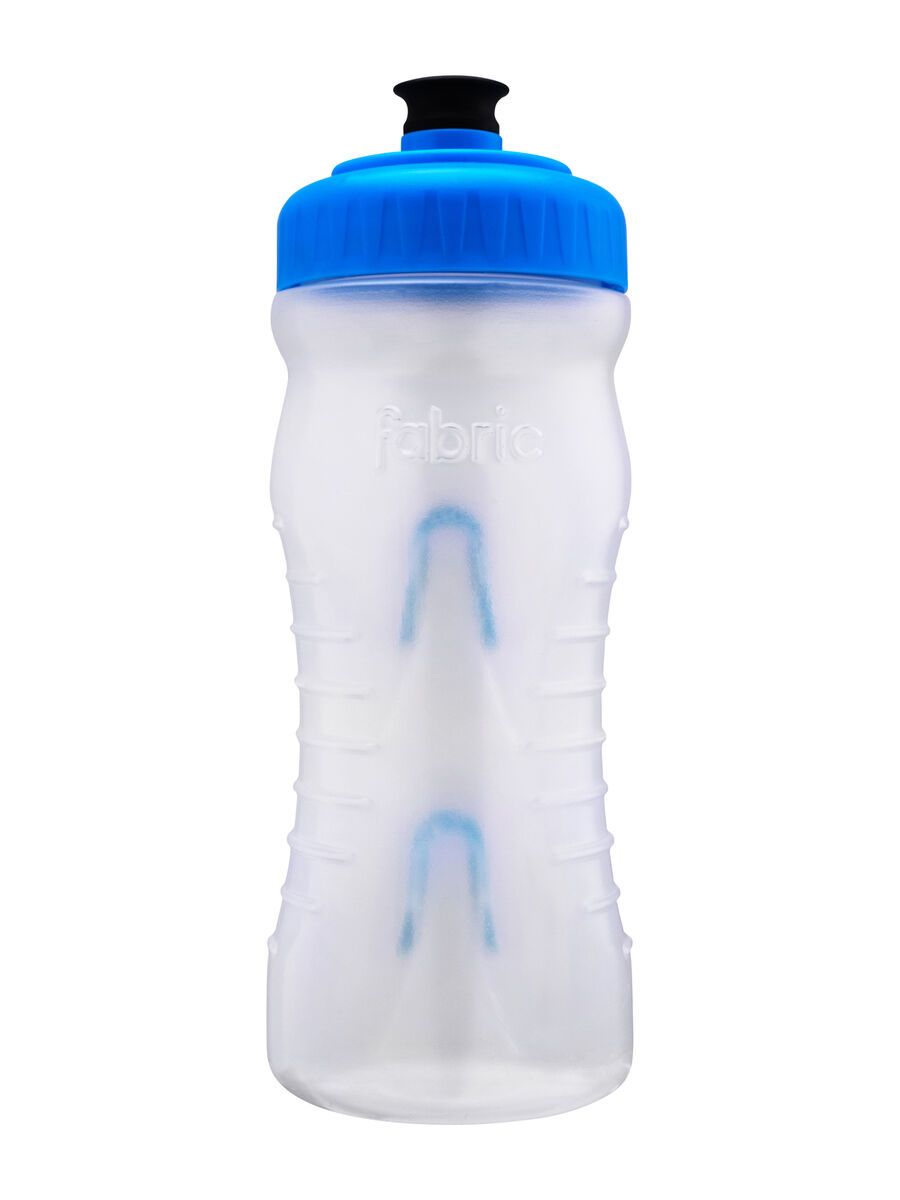 Fabric Cageless Waterbottle 600 ml, clear/blue - Bild 1