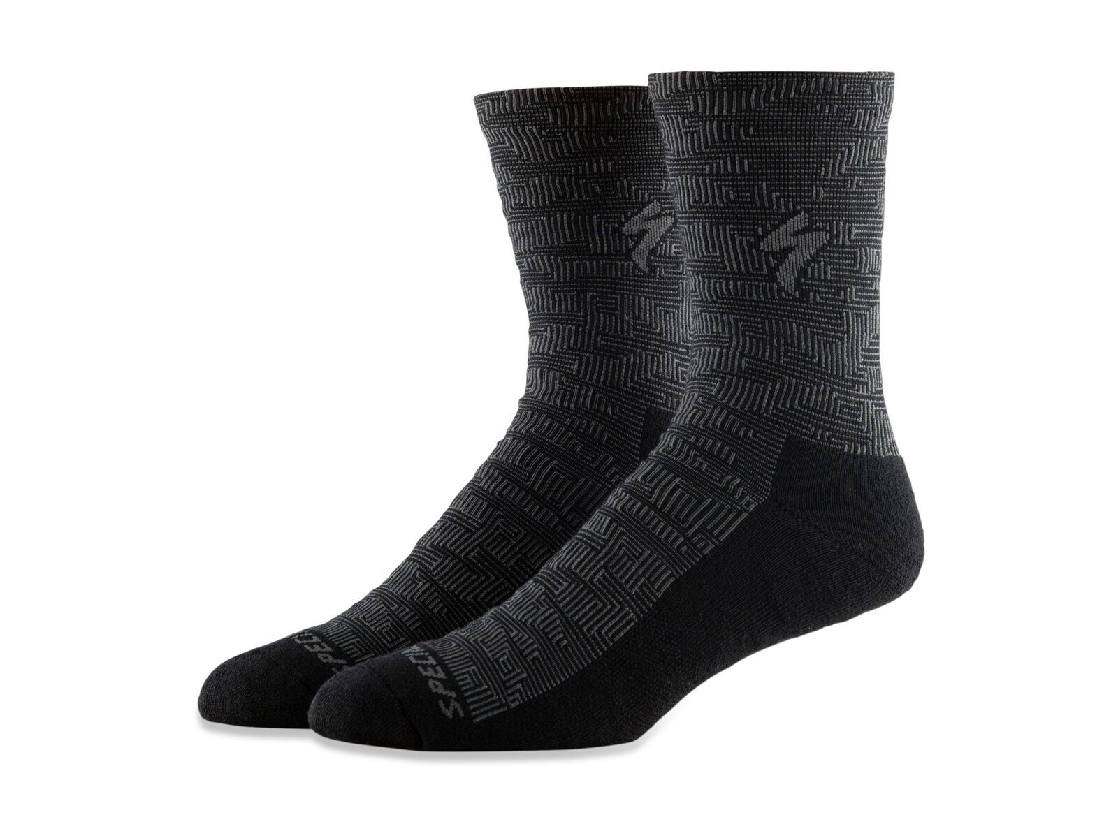 Specialized Techno MTB Tall Sock, black/charcoal terrain - Bild 1