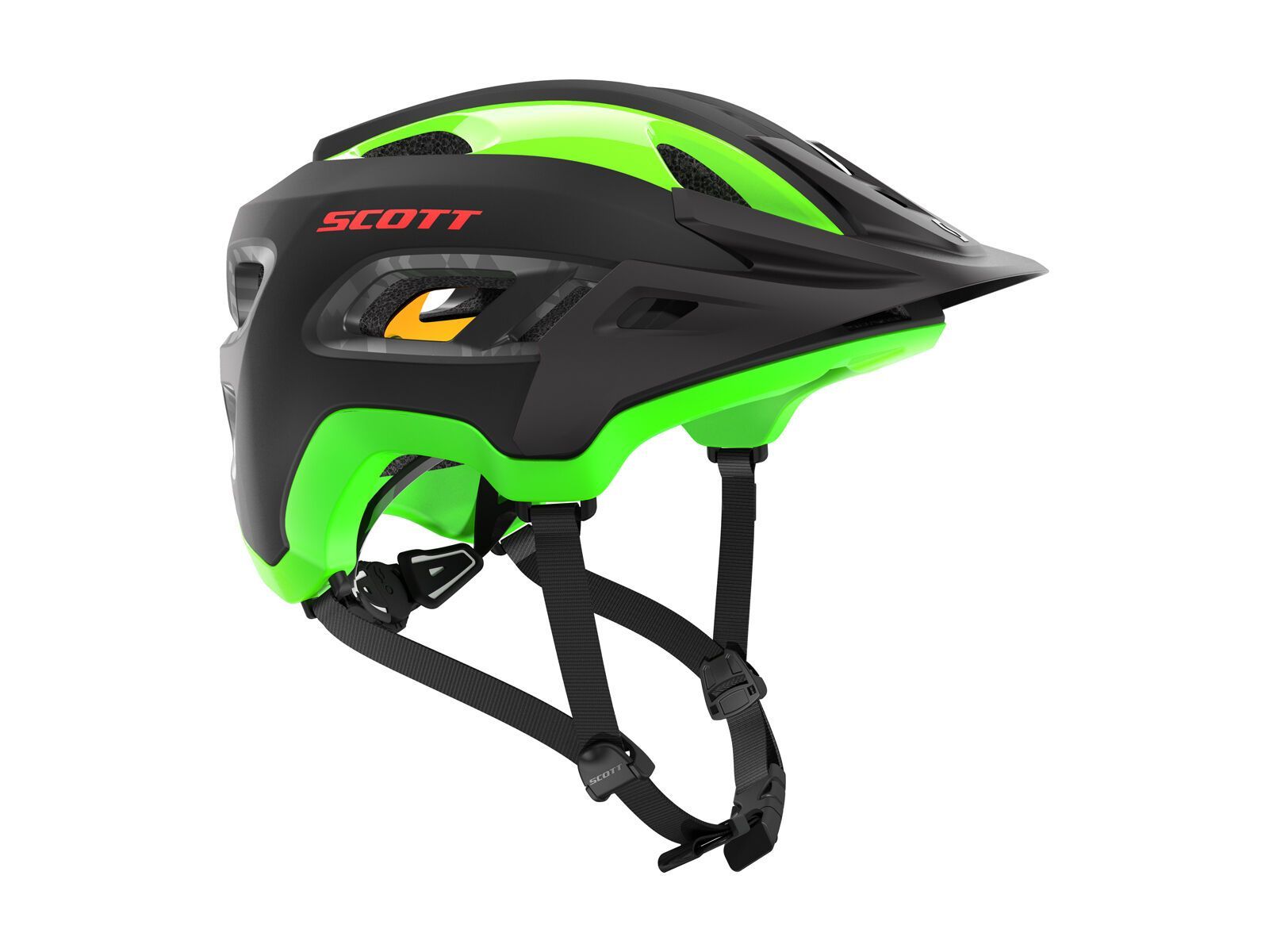 Scott Stego Helmet, black green flash - Bild 1