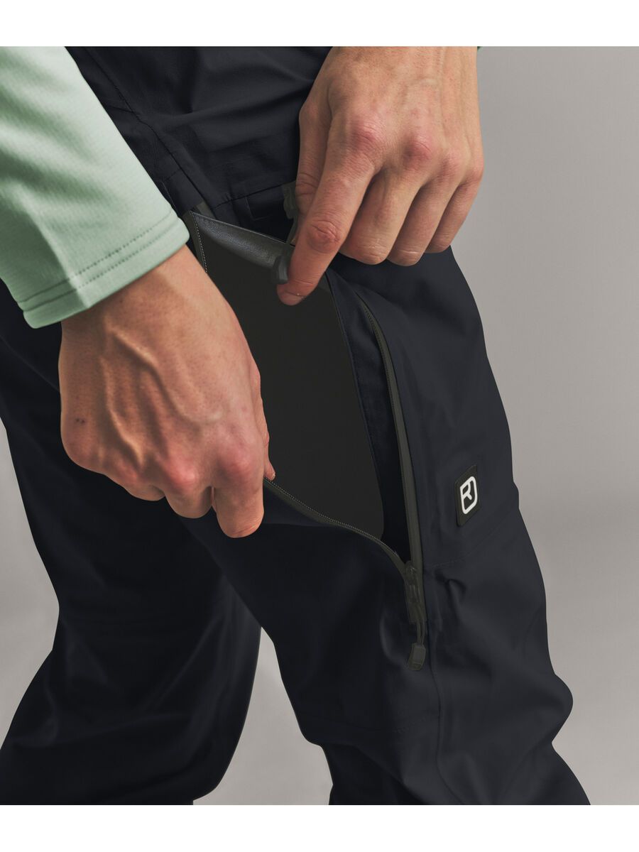 Ortovox Ortler Gore-Tex Pants W, black raven - Bild 9