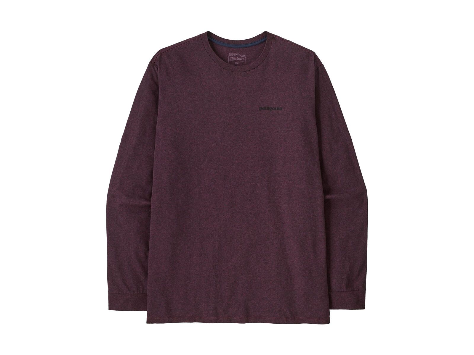 Patagonia Men's Long-Sleeved P-6 Logo Responsibili-Tee, berry fig - Bild 1