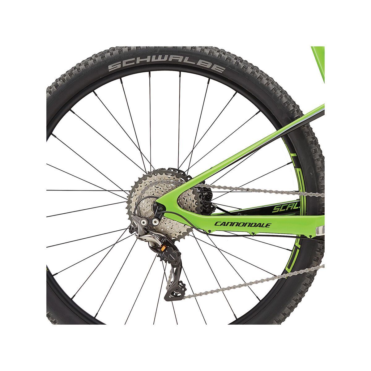 Cannondale Scalpel-Si Carbon 3 29, bezerker green w/ jet black and charcoal gray, gloss - GRN - Bild 4