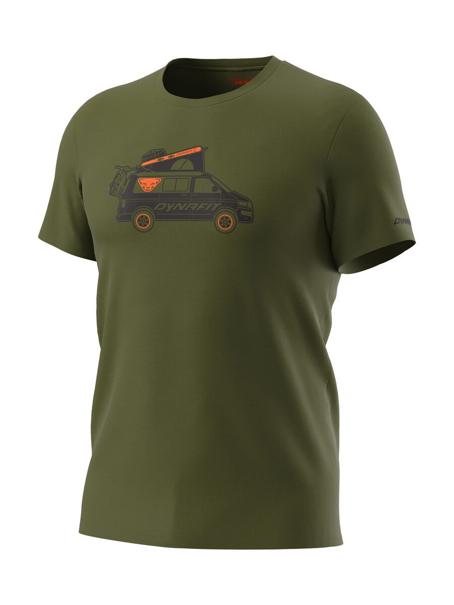 Dynafit Graphic Cotton T-Shirt Herren, winter moss - Bild 1